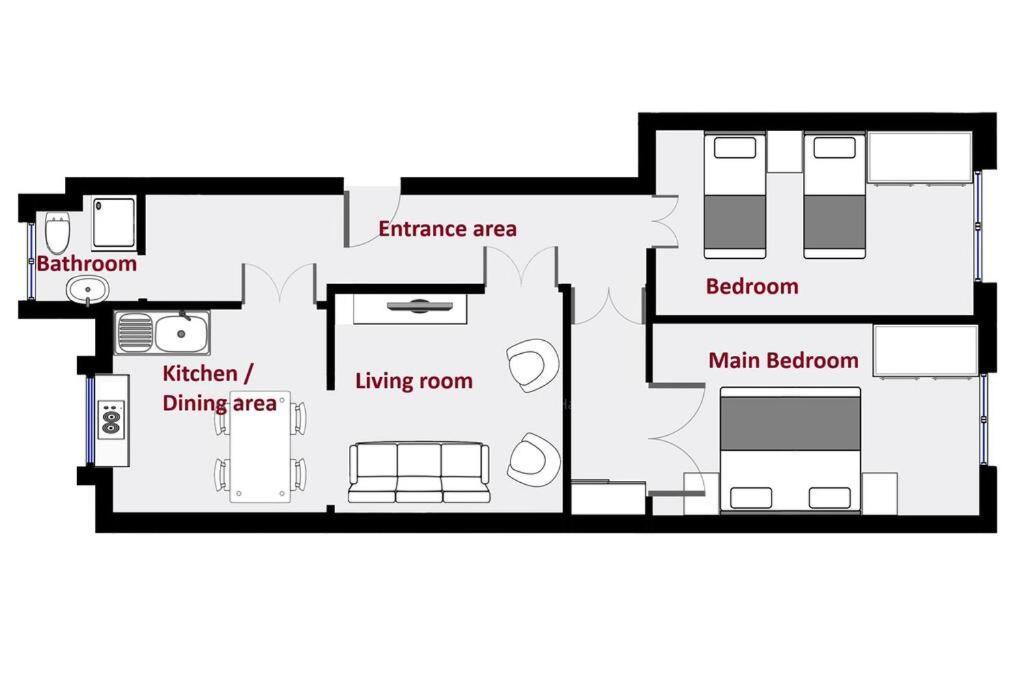 Apartment Sj2dee Heart Of Baixa New Air Conditioning Spacious 2 Apts 4br2ba Lisbon